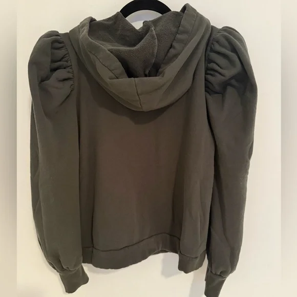 Nation LTD Davina Puff Sleeve Hooded Sweatshirt - Picture 6 of 8